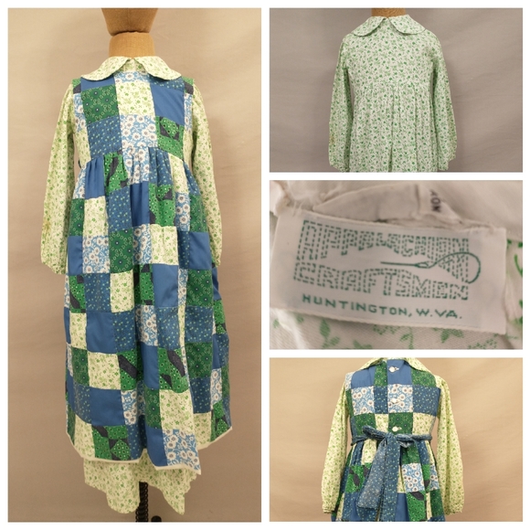 vintage patchwork dress